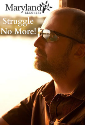 Guy Thinking - Struggle No More - www.MarylandRecovery.com