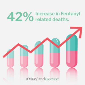 Fentanyl related deaths in Maryland are still rising