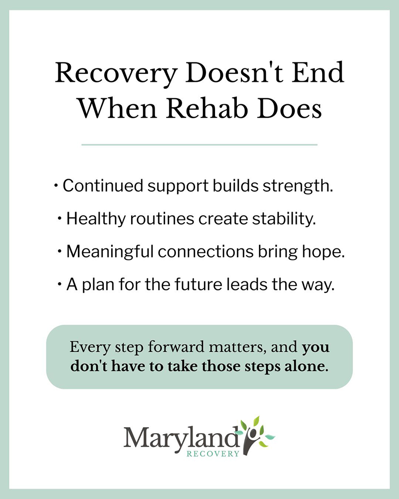 Recovery support and life after rehab